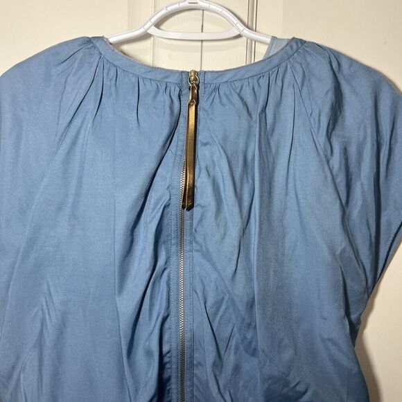 Hugo Boss Blue Dress Crocheted Short sleeve size 4 - Picture 8 of 12